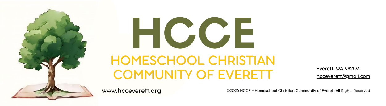 HCCE - Homeschool Christian Community of Everett Logo